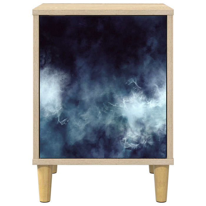 Dulap de noapte RAALTE Stejar Sonoma 36 x 33 x 50 cm WALTI