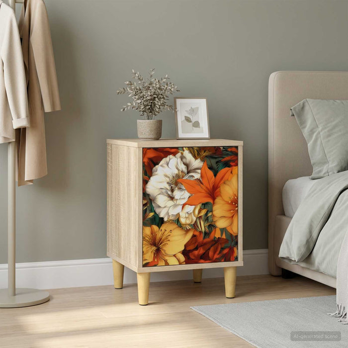 Dulap de noapte GENNEP Stejar Sonoma 36 x 33 x 50 cm WALTI
