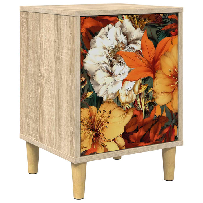 Dulap de noapte GENNEP Stejar Sonoma 36 x 33 x 50 cm WALTI