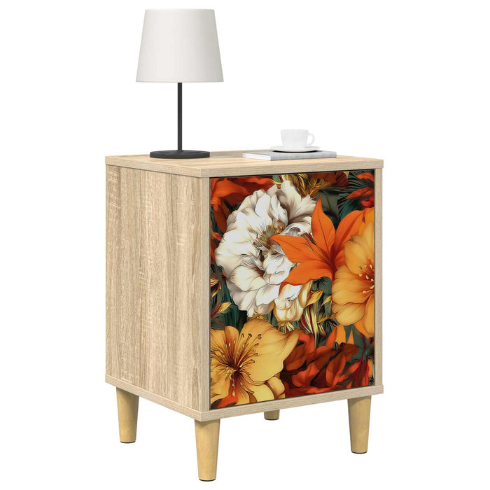 Dulap de noapte GENNEP Stejar Sonoma 36 x 33 x 50 cm WALTI