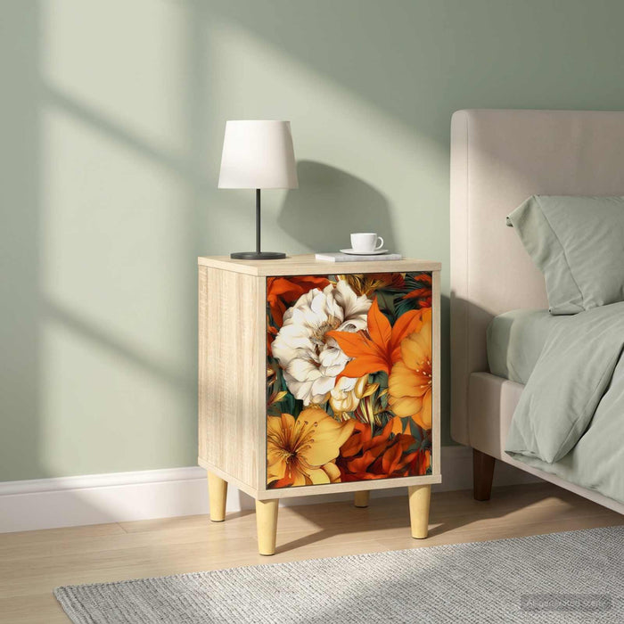 Dulap de noapte GENNEP 2 buc. Stejar Sonoma 36 x 33 x 50 cm WALTI