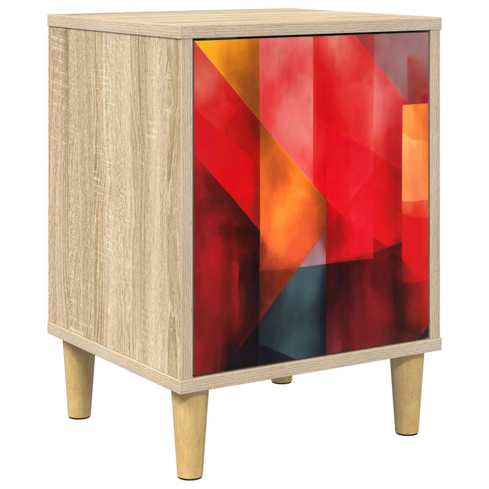 Dulap de noapte HEESCH Stejar Sonoma 36 x 33 x 50 cm WALTI
