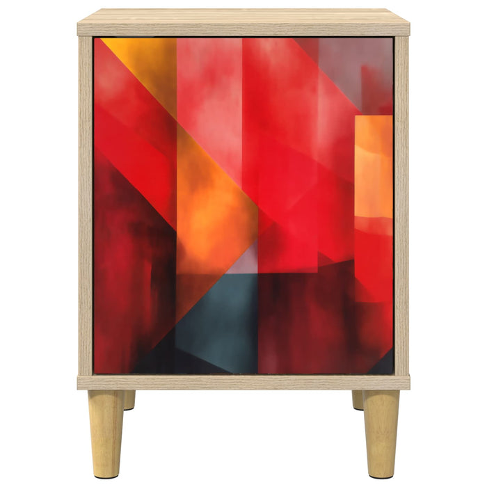 Dulap de noapte HEESCH 2 buc. Stejar Sonoma 36 x 33 x 50 cm WALTI