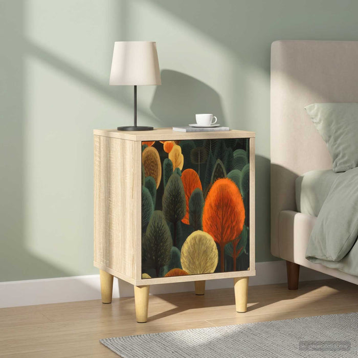 Dulap de noapte ZAANDAM 2 buc. Stejar Sonoma 36 x 33 x 50 cm WALTI