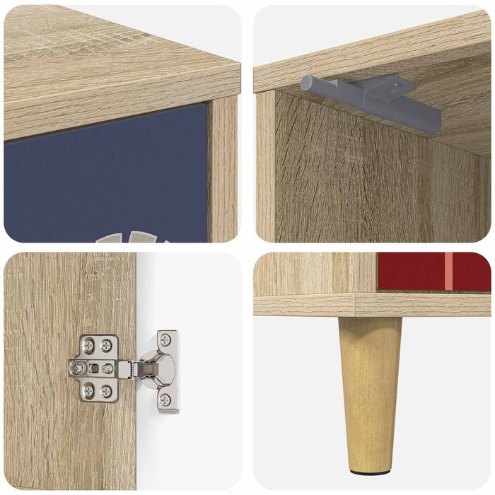 Dulap de noapte ESSEN Stejar Sonoma 36 x 33 x 50 cm WALTI