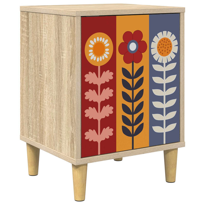 Dulap de noapte ESSEN Stejar Sonoma 36 x 33 x 50 cm WALTI