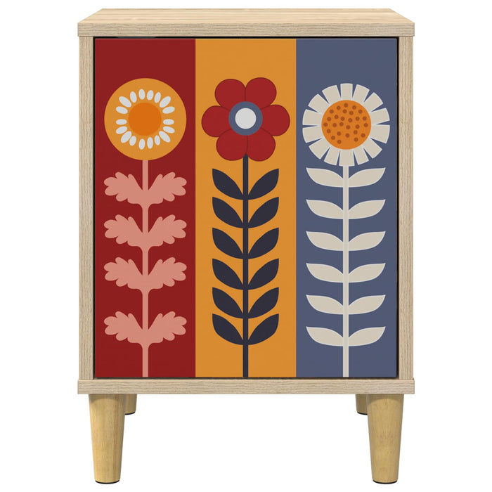 Dulap de noapte ESSEN 2 buc. Stejar Sonoma 36 x 33 x 50 cm WALTI