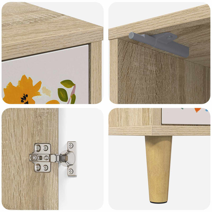 Dulap de noapte MAINZ Stejar Sonoma 36 x 33 x 50 cm WALTI