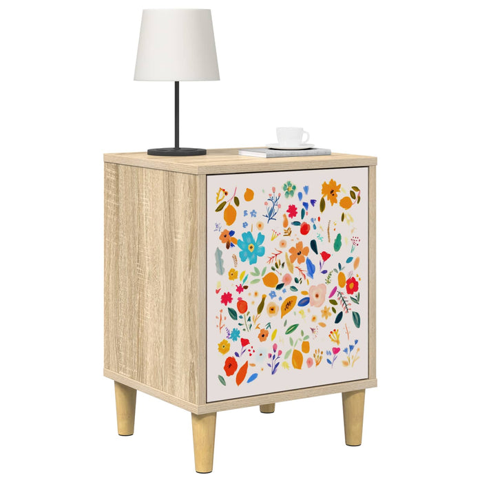 Dulap de noapte MAINZ Stejar Sonoma 36 x 33 x 50 cm WALTI