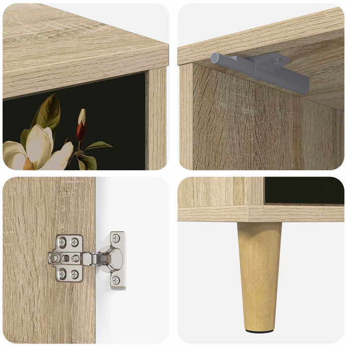 Dulap de noapte BREMEN Stejar Sonoma 36 x 33 x 50 cm WALTI