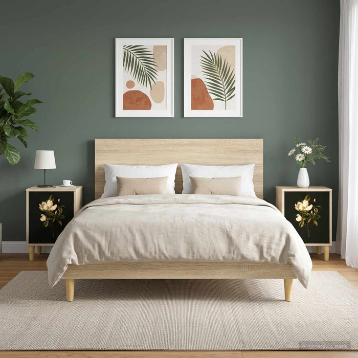 Dulap de noapte BREMEN 2 buc. Stejar Sonoma 36 x 33 x 50 cm WALTI