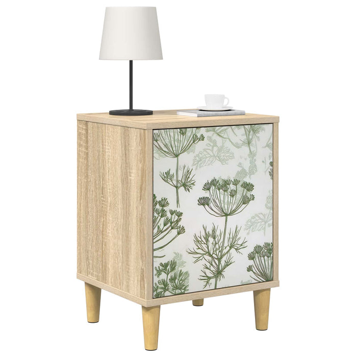 Dulap de noapte GOTHA 2 buc. Stejar Sonoma 36 x 33 x 50 cm WALTI
