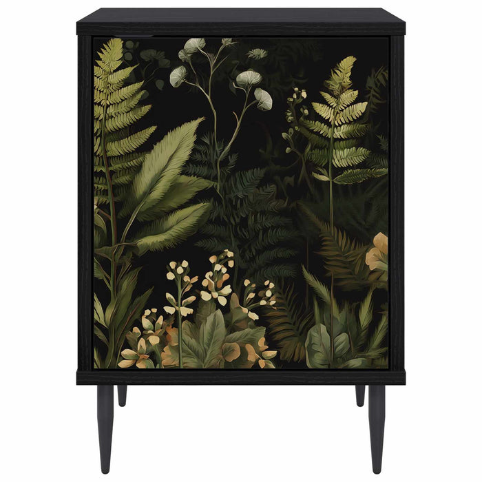 Dulap de noapte RHENEN Stejar Negru 36 x 33 x 51 cm WALTI
