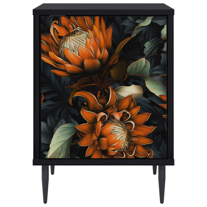 Dulap de noapte LOCHEM Stejar Negru 36 x 33 x 51 cm WALTI