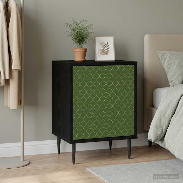 Dulap de noapte GELEEN Stejar Negru 36 x 33 x 51 cm - WALTI WALTI