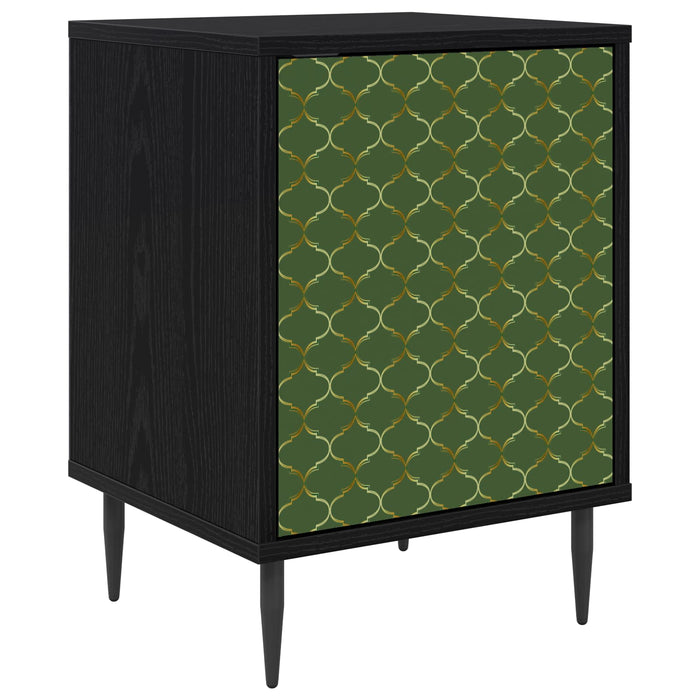 Dulap de noapte GELEEN Stejar Negru 36 x 33 x 51 cm WALTI