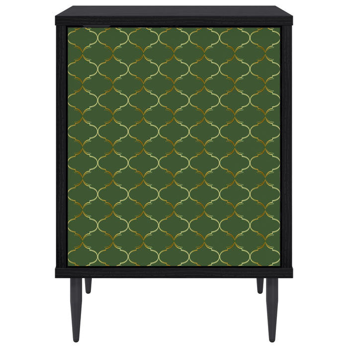 Dulap de noapte GELEEN Stejar Negru 36 x 33 x 51 cm WALTI