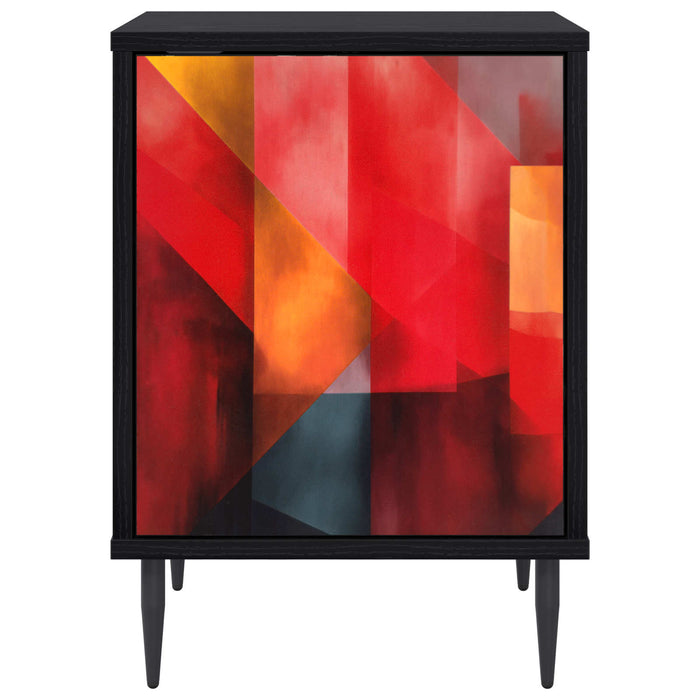 Dulap de noapte HEESCH Stejar Negru 36 x 33 x 51 cm WALTI
