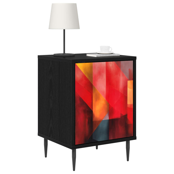 Dulap de noapte HEESCH Stejar Negru 36 x 33 x 51 cm WALTI