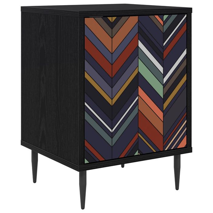 Dulap de noapte OMMEN Stejar Negru 36 x 33 x 51 cm WALTI