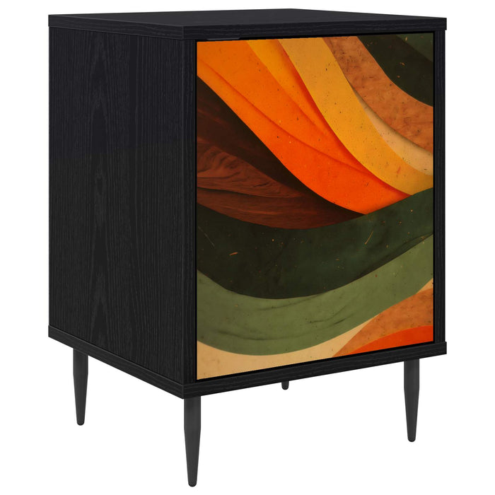 Dulap de noapte BONN Stejar Negru 36 x 33 x 51 cm WALTI