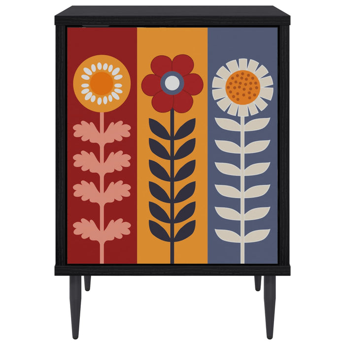 Dulap de noapte ESSEN Stejar Negru 36 x 33 x 51 cm WALTI
