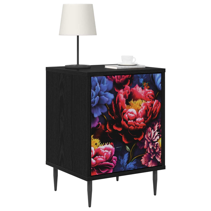 Dulap de noapte KIEL Stejar Negru 36 x 33 x 51 cm WALTI