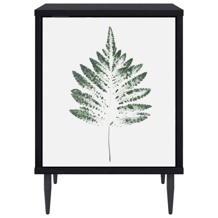 Dulap de noapte HANAU Stejar Negru 36 x 33 x 51 cm WALTI