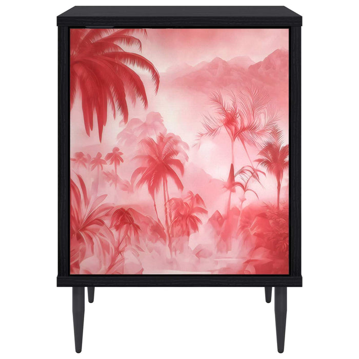 Dulap de noapte AACHEN Stejar Negru 36 x 33 x 51 cm WALTI