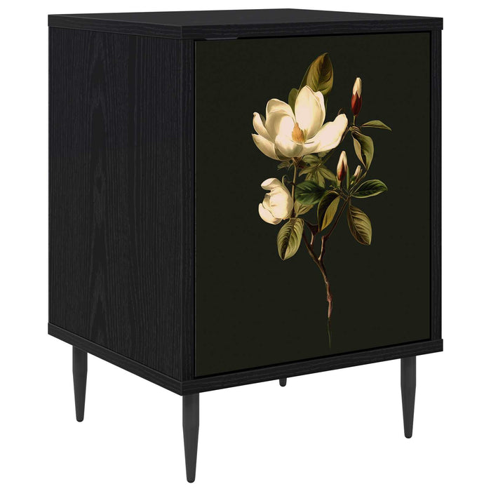 Dulap de noapte BREMEN Stejar Negru 36 x 33 x 51 cm WALTI
