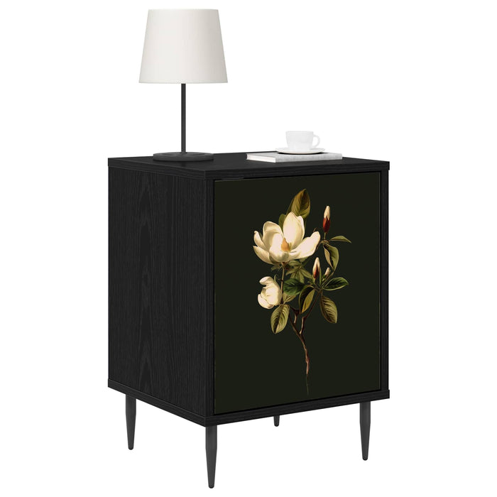 Dulap de noapte BREMEN Stejar Negru 36 x 33 x 51 cm WALTI