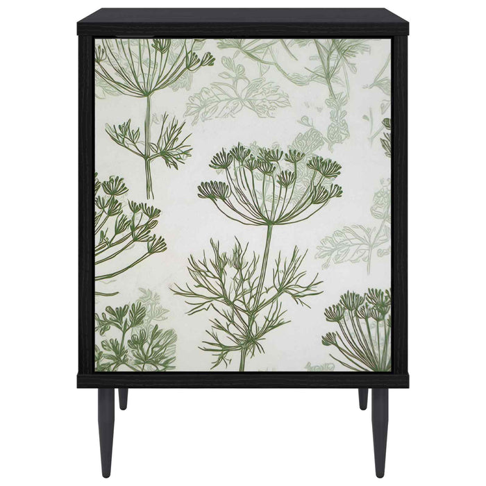 Dulap de noapte GOTHA Stejar Negru 36 x 33 x 51 cm WALTI