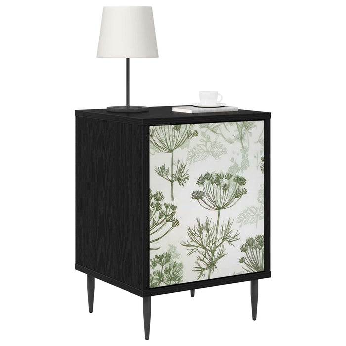 Dulap de noapte GOTHA Stejar Negru 36 x 33 x 51 cm WALTI