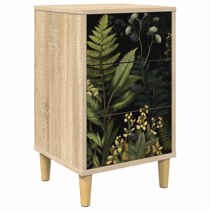 Dulap de noapte RHENEN Stejar Sonoma 36 x 33 x 60 cm WALTI