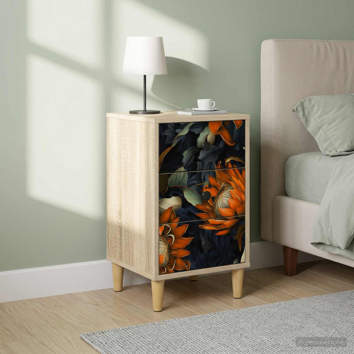 Dulap de noapte LOCHEM 2 buc. Stejar Sonoma 36 x 33 x 60 cm WALTI