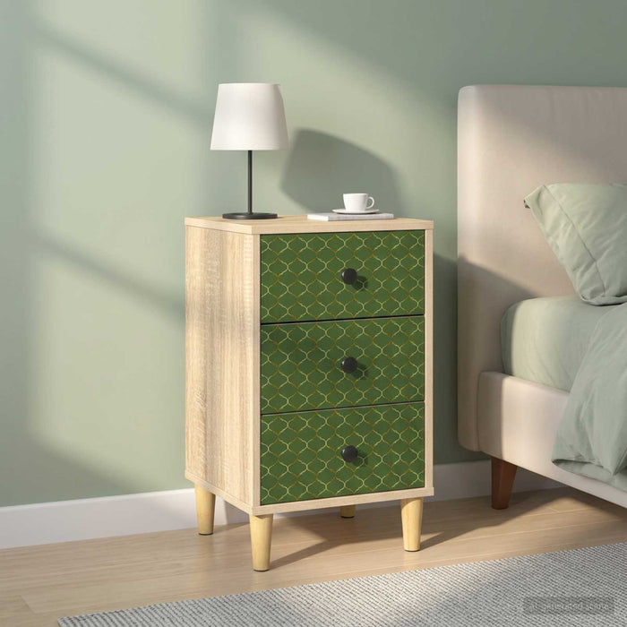 Dulap de noapte GELEEN 2 buc. Stejar Sonoma 36 x 33 x 60 cm WALTI