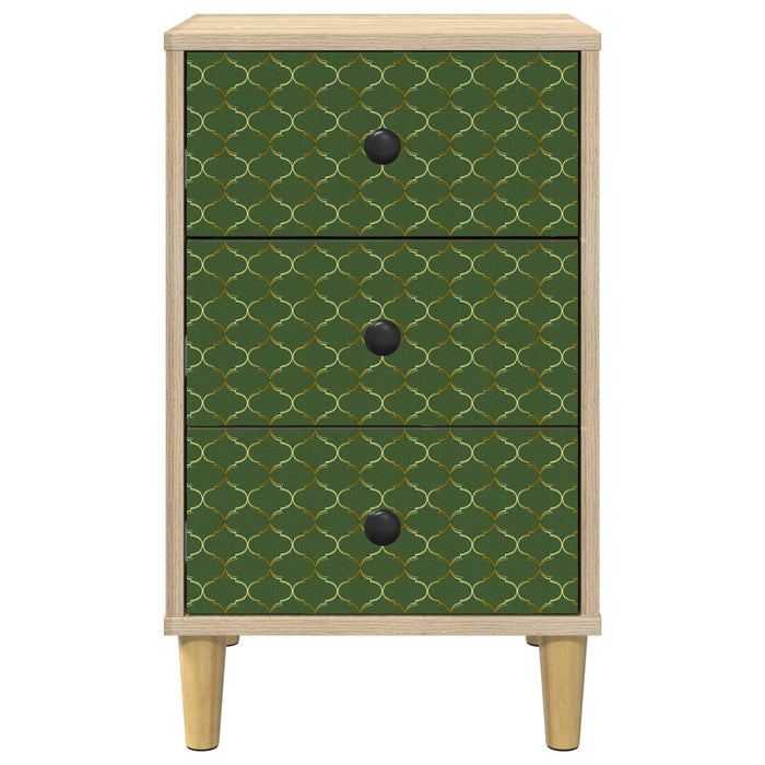 Dulap de noapte GELEEN 2 buc. Stejar Sonoma 36 x 33 x 60 cm WALTI