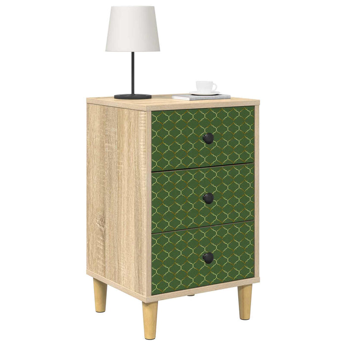 Dulap de noapte GELEEN 2 buc. Stejar Sonoma 36 x 33 x 60 cm WALTI
