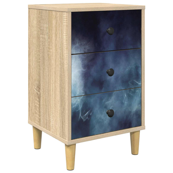 Dulap de noapte RAALTE Stejar Sonoma 36 x 33 x 60 cm WALTI