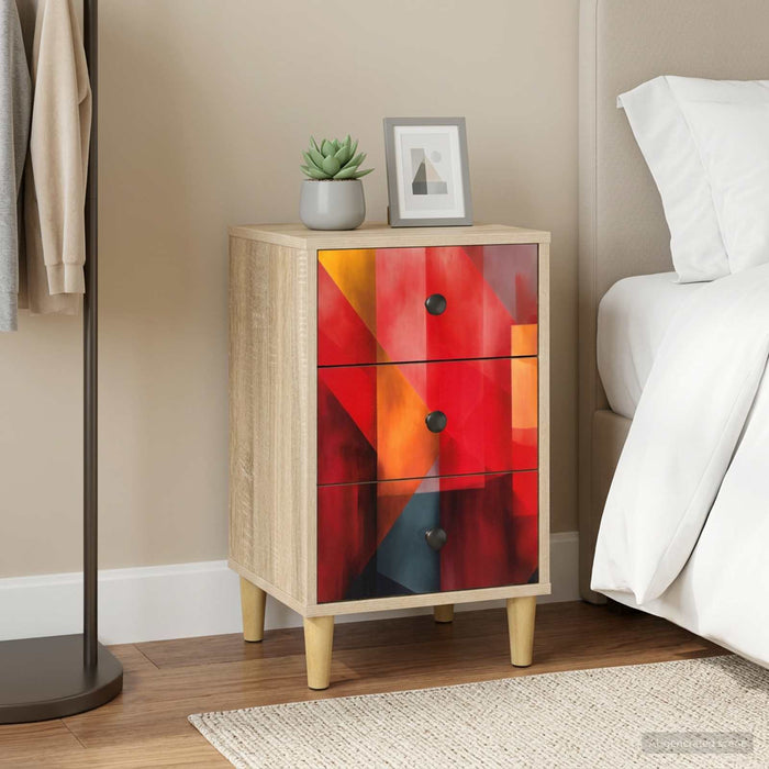 Dulap de noapte HEESCH Stejar Sonoma 36 x 33 x 60 cm - WALTI WALTI