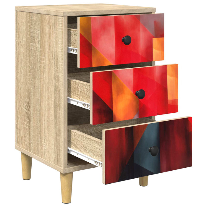 Dulap de noapte HEESCH Stejar Sonoma 36 x 33 x 60 cm WALTI