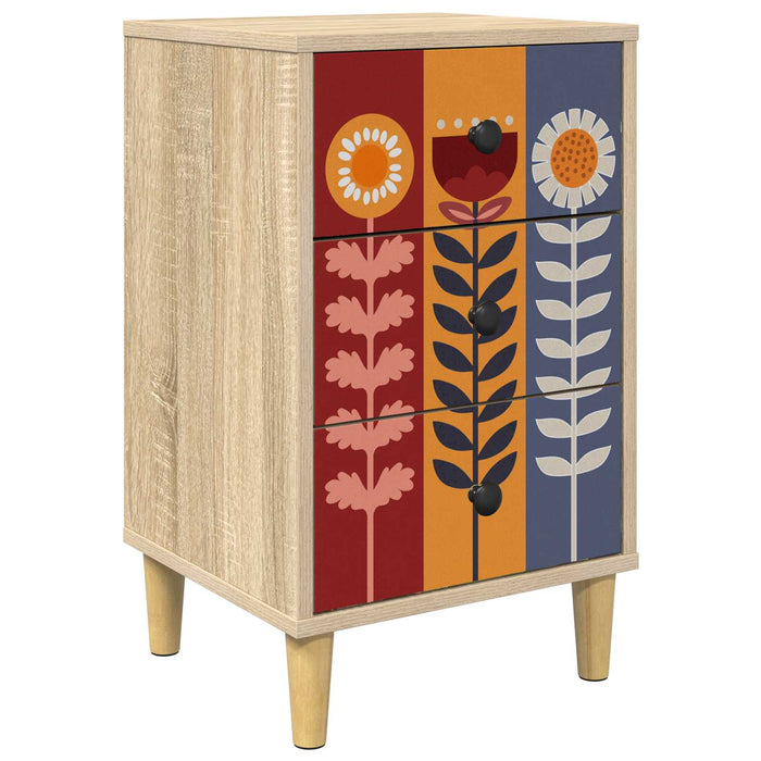 Dulap de noapte ESSEN Stejar Sonoma 36 x 33 x 60 cm WALTI