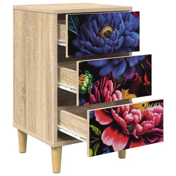 Dulap de noapte KIEL 2 buc. Stejar Sonoma 36 x 33 x 60 cm WALTI
