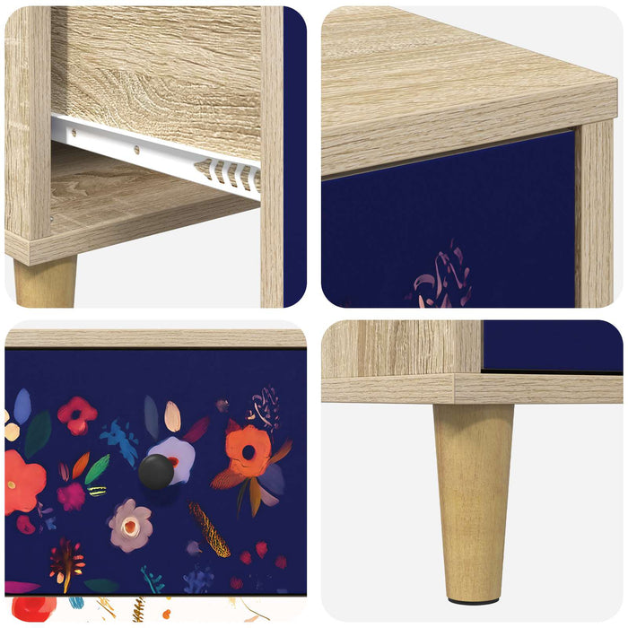 Dulap de noapte MAINZ Stejar Sonoma 36 x 33 x 60 cm WALTI