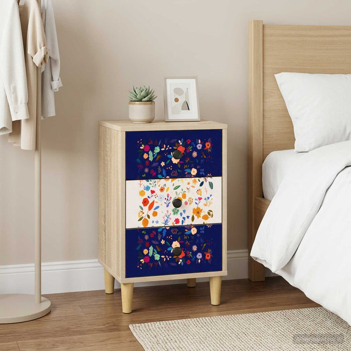 Dulap de noapte MAINZ 2 buc. Stejar Sonoma 36 x 33 x 60 cm WALTI
