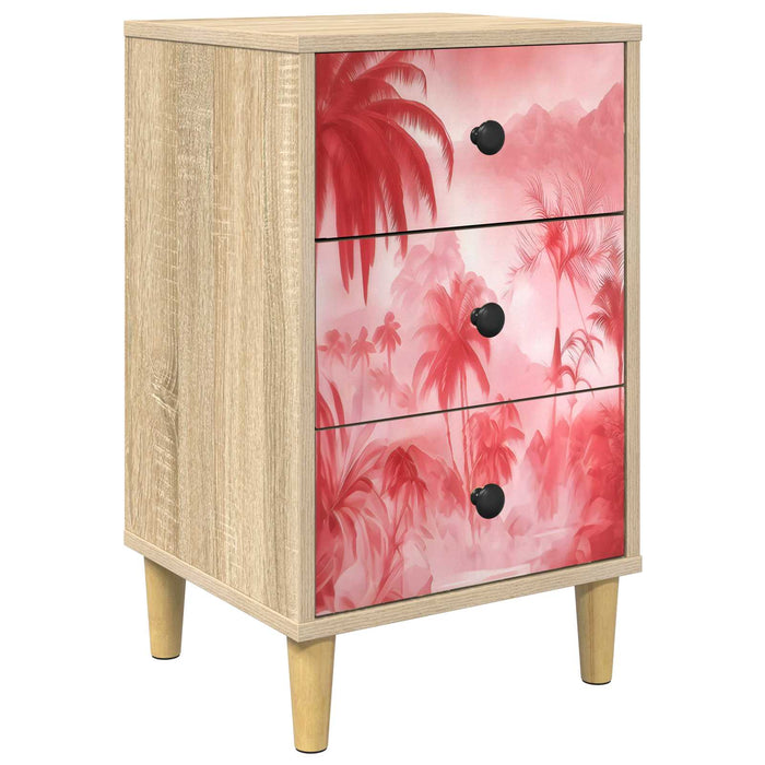 Dulap de noapte AACHEN Stejar Sonoma 36 x 33 x 60 cm WALTI