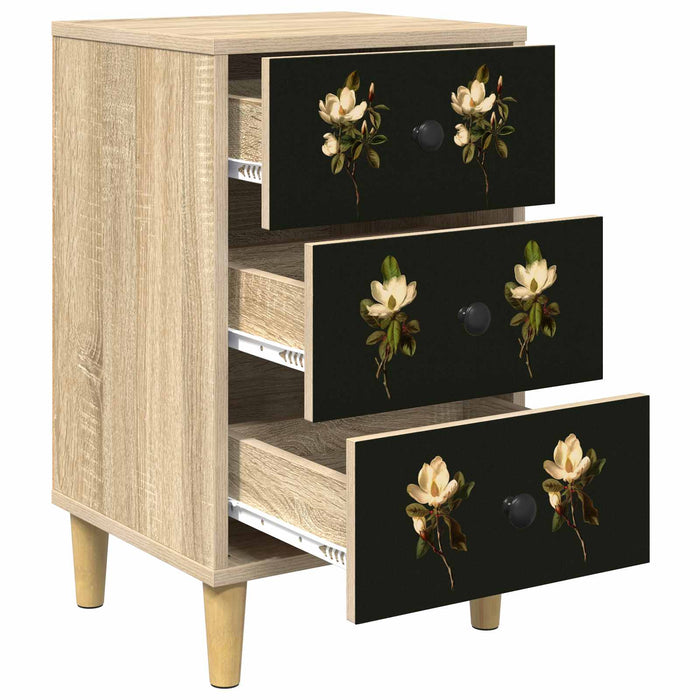 Dulap de noapte BREMEN 2 buc. Stejar Sonoma 36 x 33 x 60 cm WALTI