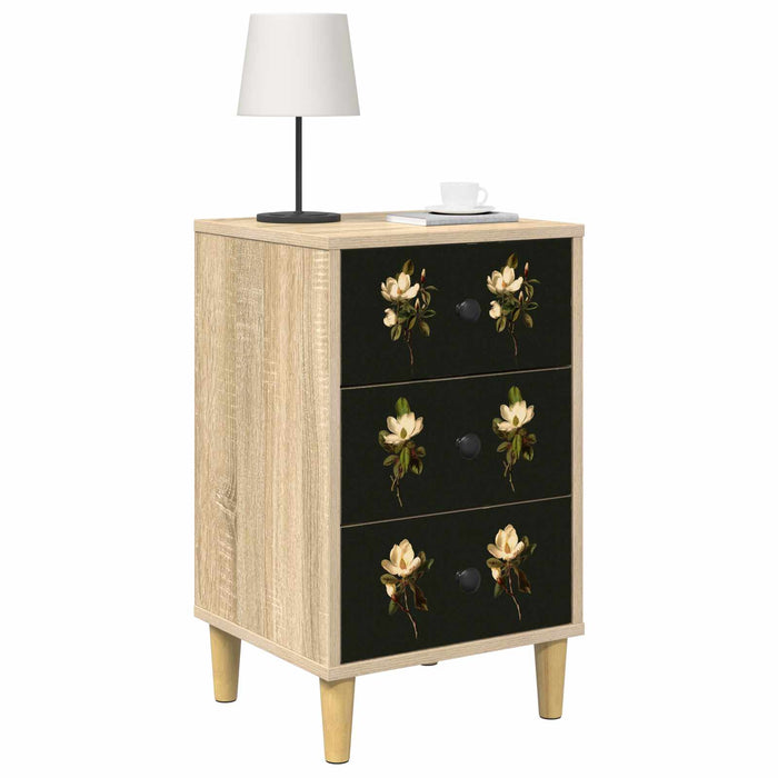 Dulap de noapte BREMEN 2 buc. Stejar Sonoma 36 x 33 x 60 cm WALTI