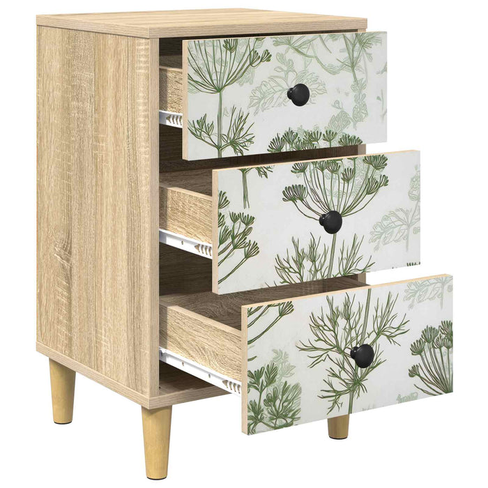 Dulap de noapte GOTHA Stejar Sonoma 36 x 33 x 60 cm WALTI