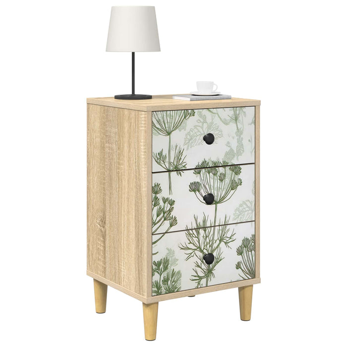 Dulap de noapte GOTHA Stejar Sonoma 36 x 33 x 60 cm WALTI
